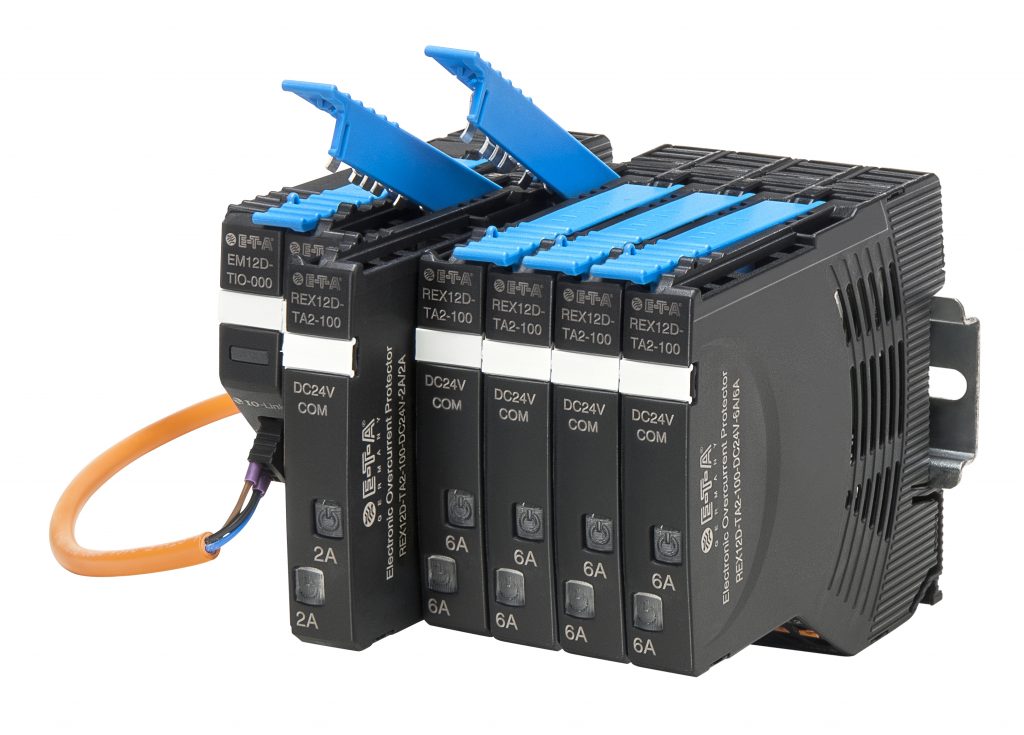 Bild 3 | Das Stromverteilungs- und Absicherungssystem Rex12D mit dem EM12D-TIO